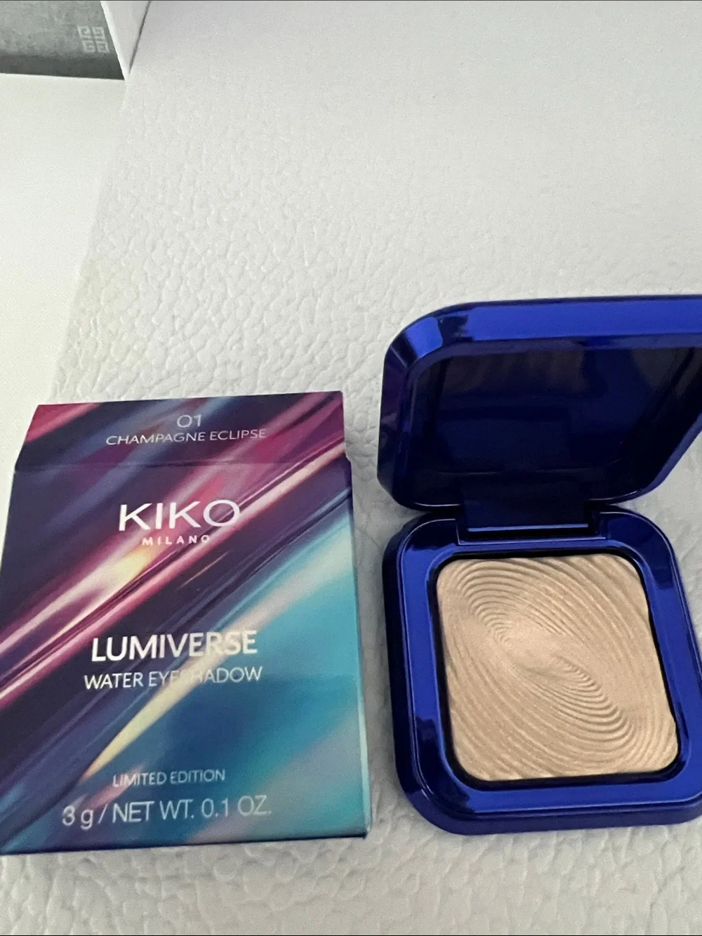 Kiko Lumiverse Limited Edition duo eyeshadow and lipbalm.